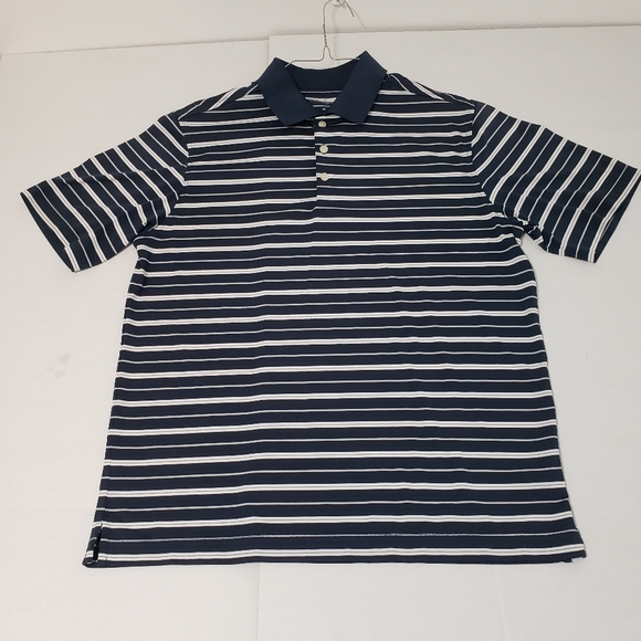 Walter Hagen Other - Walter Hagen medium blue stripe polo 3 button mens golf shirt